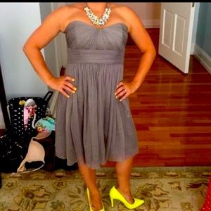 Gray J Crew Dress size 4 petite